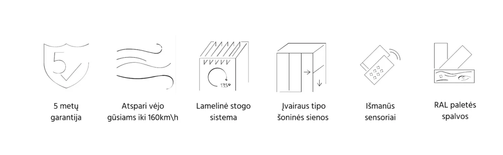Technik pergolos sprendimai
